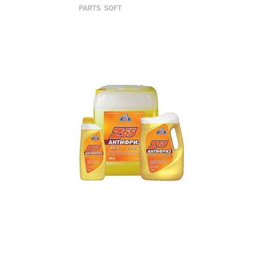 Антифриз AGA Z65 G12++ -65 С желтый 5 кг - AGA None None